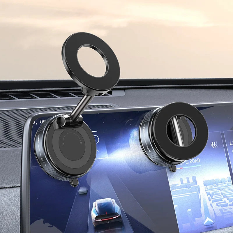 2025 Upgraded Vacuum Magnetic Phone Stand, Car Suction Cup Navigation Special Stand, Live Streaming Desktop Stand